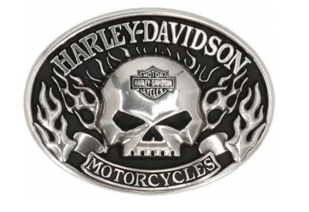 Harley-Davidson Immunity Skull Belt Buckle