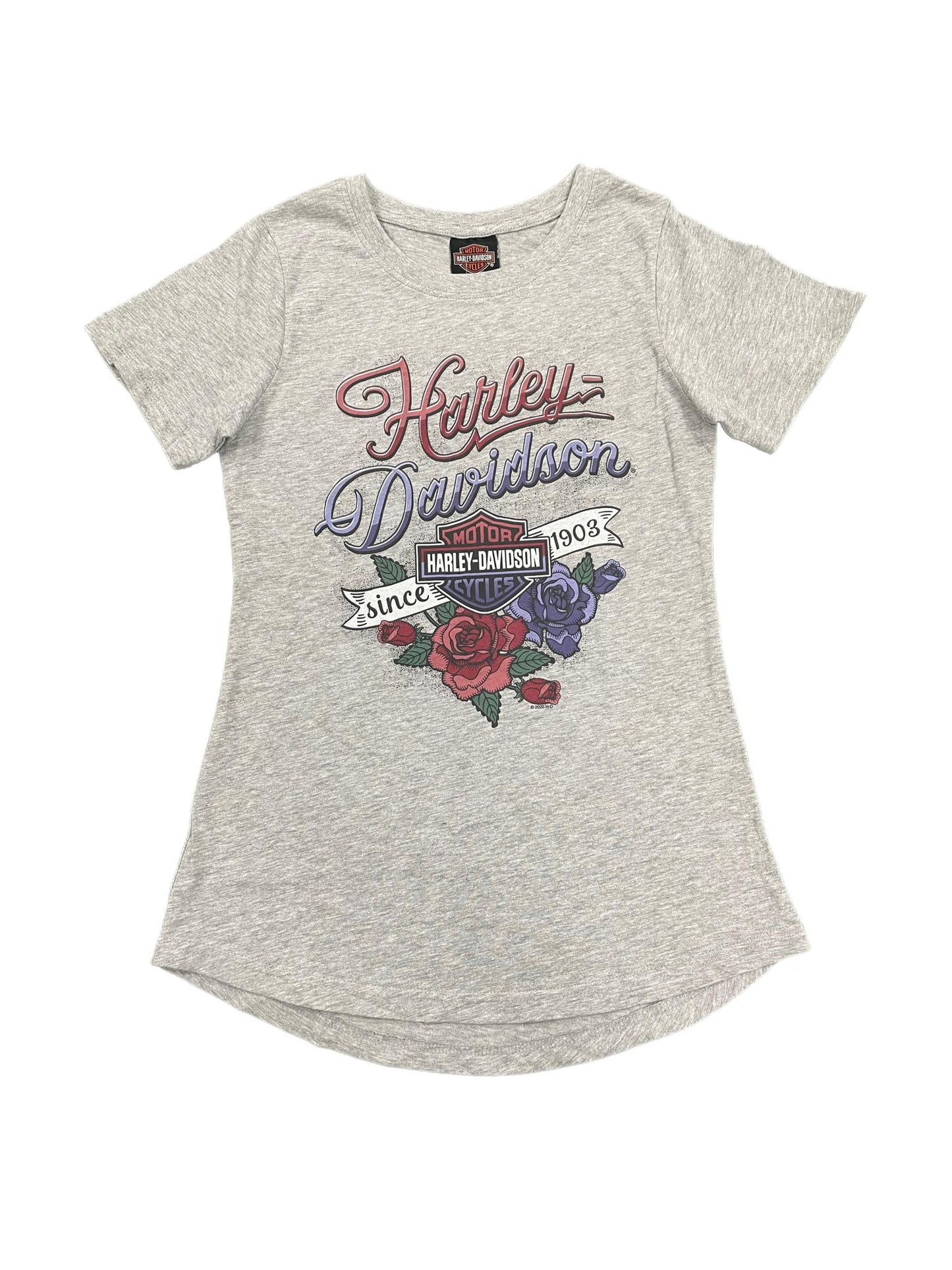 Womens Harley Central Dealer Tee - Biker Sugar