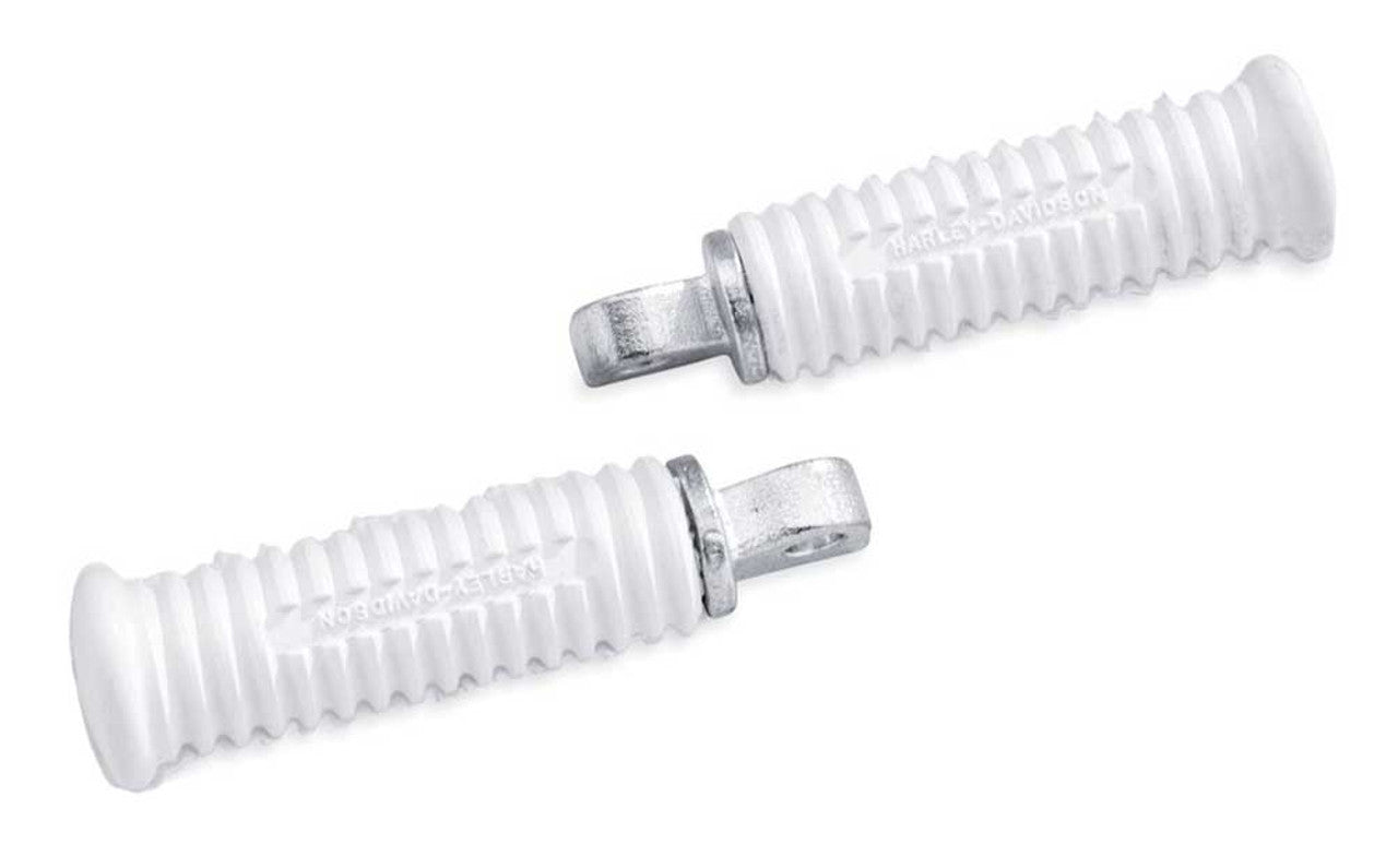 Harley-Davidson vintage white footpegs