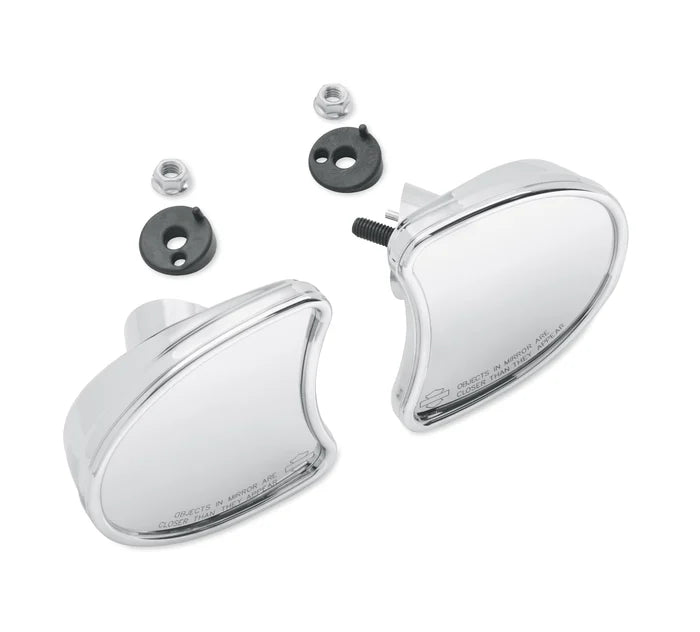 Harley-Davidson Chrome Fairing Mount Mirrors