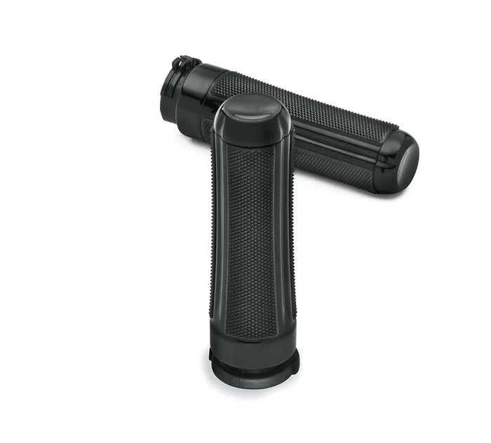 Harley-Davidson Airflow Hand Grips, Gloss Black