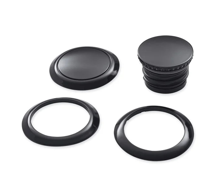 Harley-Davidson Flush-Mount Fuel Cap and Left Side Tank Cap Kit