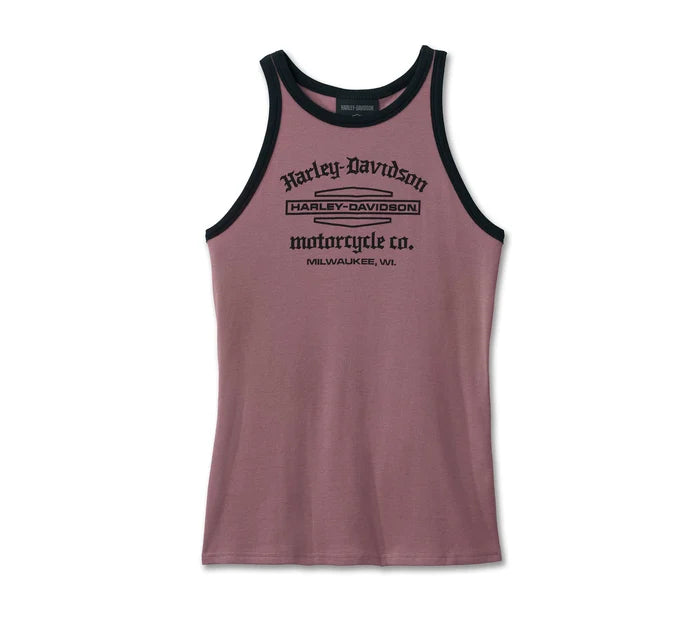 Harley-Davidson Women's Stacked Bar & Shield Racerback Tank