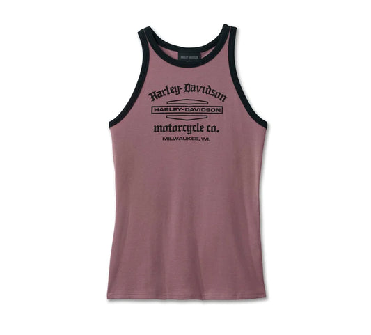 Harley-Davidson Women's Stacked Bar & Shield Racerback Tank