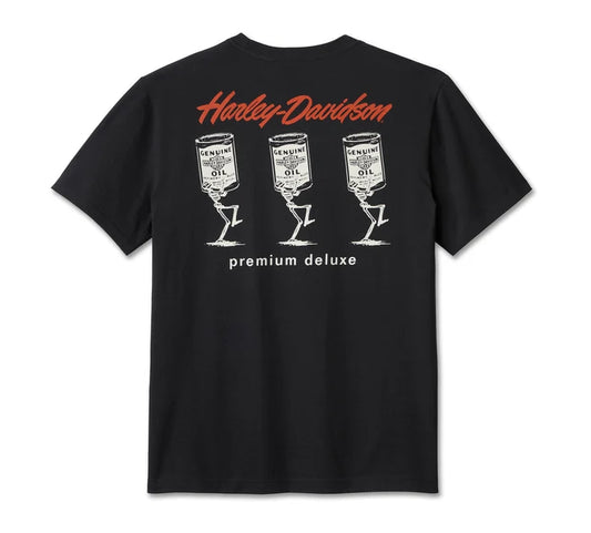 Harley-Davidson Men's H-D Oil Can Graphic Tee