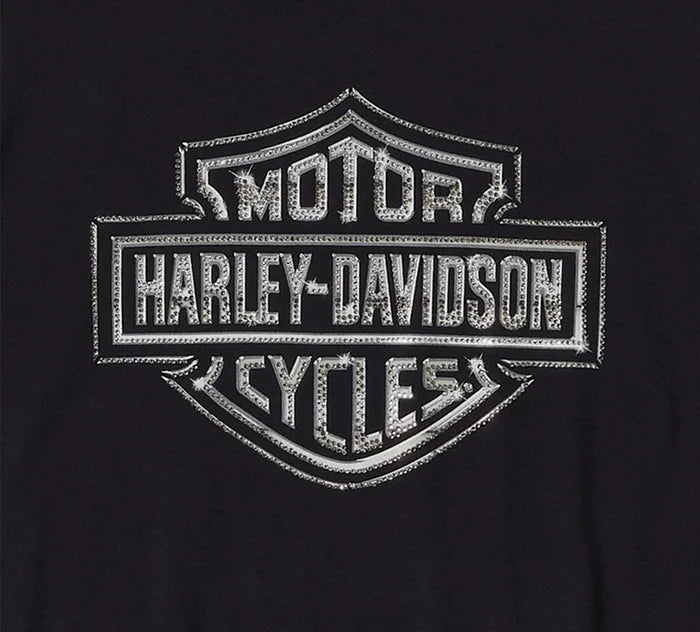 Harley-Davidson Women's Essential Bling Crew Neck Tee -