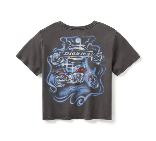 Women's Dickies x H-D Vintage Softail Boxy Crop Tee