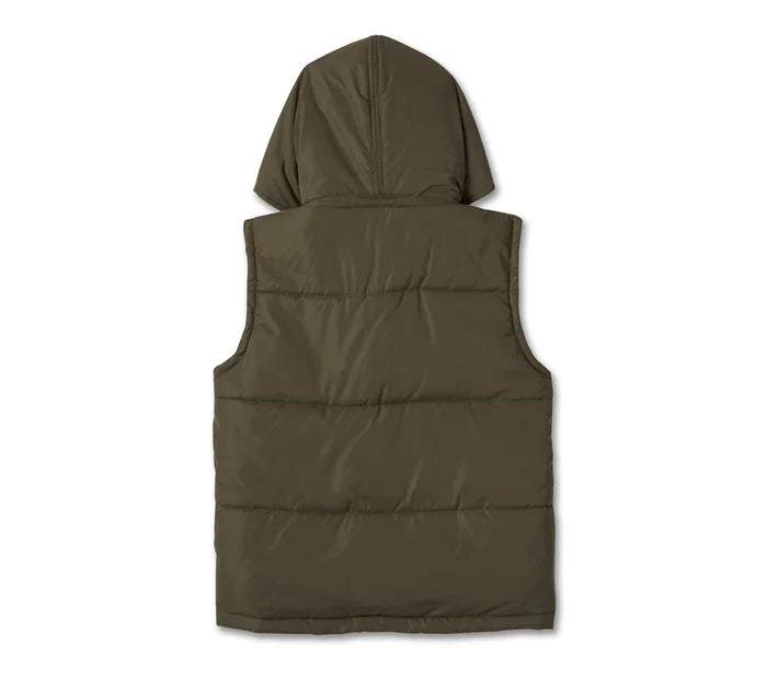 Harley-Davidson Women's Bar & Shield Quilted Vest - Grape Leaf
