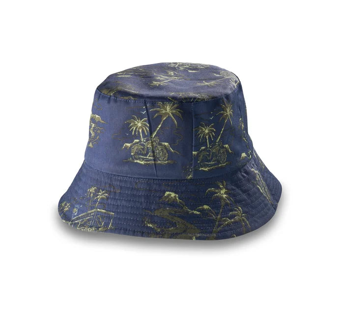 Harley-Davidson Reversible Aloha Harley-Davidson Bucket Hat