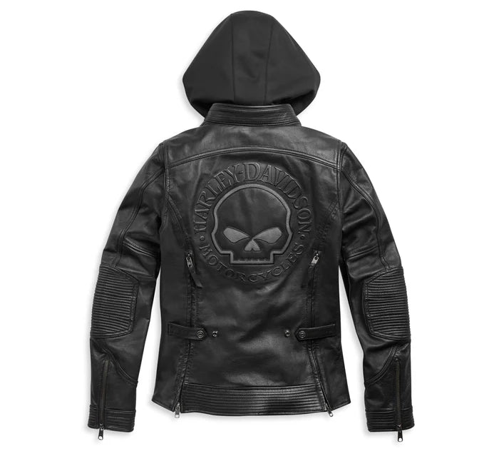 Harley-Davidson Women's Willie G Auroral II 3-in-1 Leather Riding Jacket