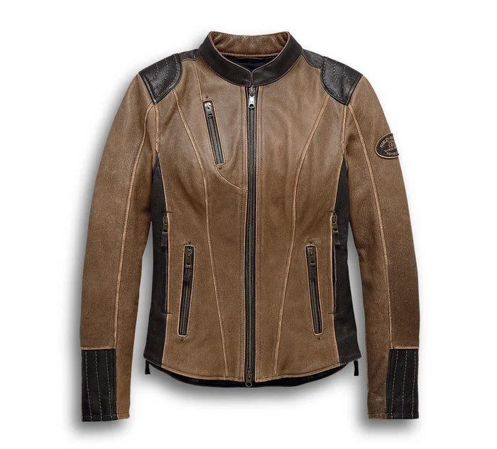 Harley-Davidson Women's H-D Triple Vent System Gallun Leather Jacket