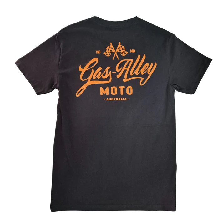 Gas Alley Moto Tee - Core Flag