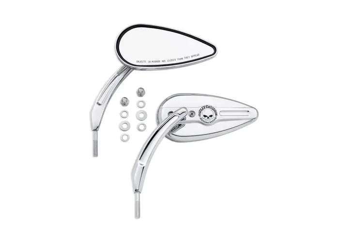 Harley-Davidson Willie G. Skull Teardrop Mirrors