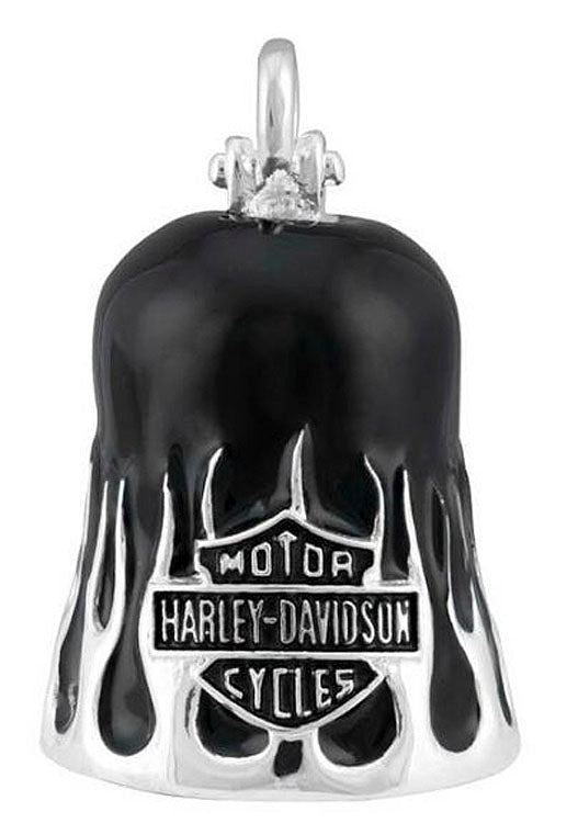 Harley-Davidson Textured Flames Bar & Shield Ride Bell
