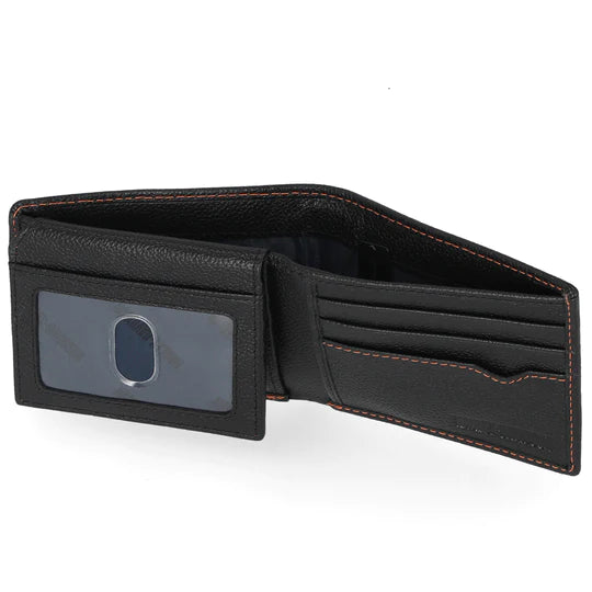 Harley-Davidson Men's Willie G Skull Passcase Bi-Fold Wallet