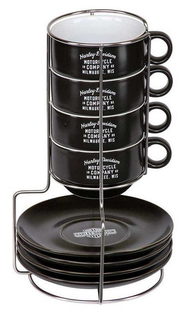 Harley-Davidson Espresso Mug Set