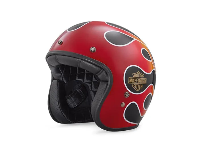 Harley-Davidson Retro Flame 3/4 Helmet