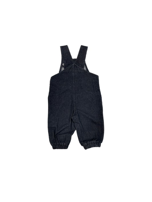 Kids  Black Denim Overall