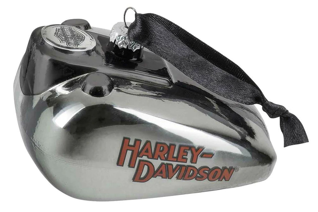 Harley Davidson Blown Glass H D Logo Gas Tank Empire Harley Davidson