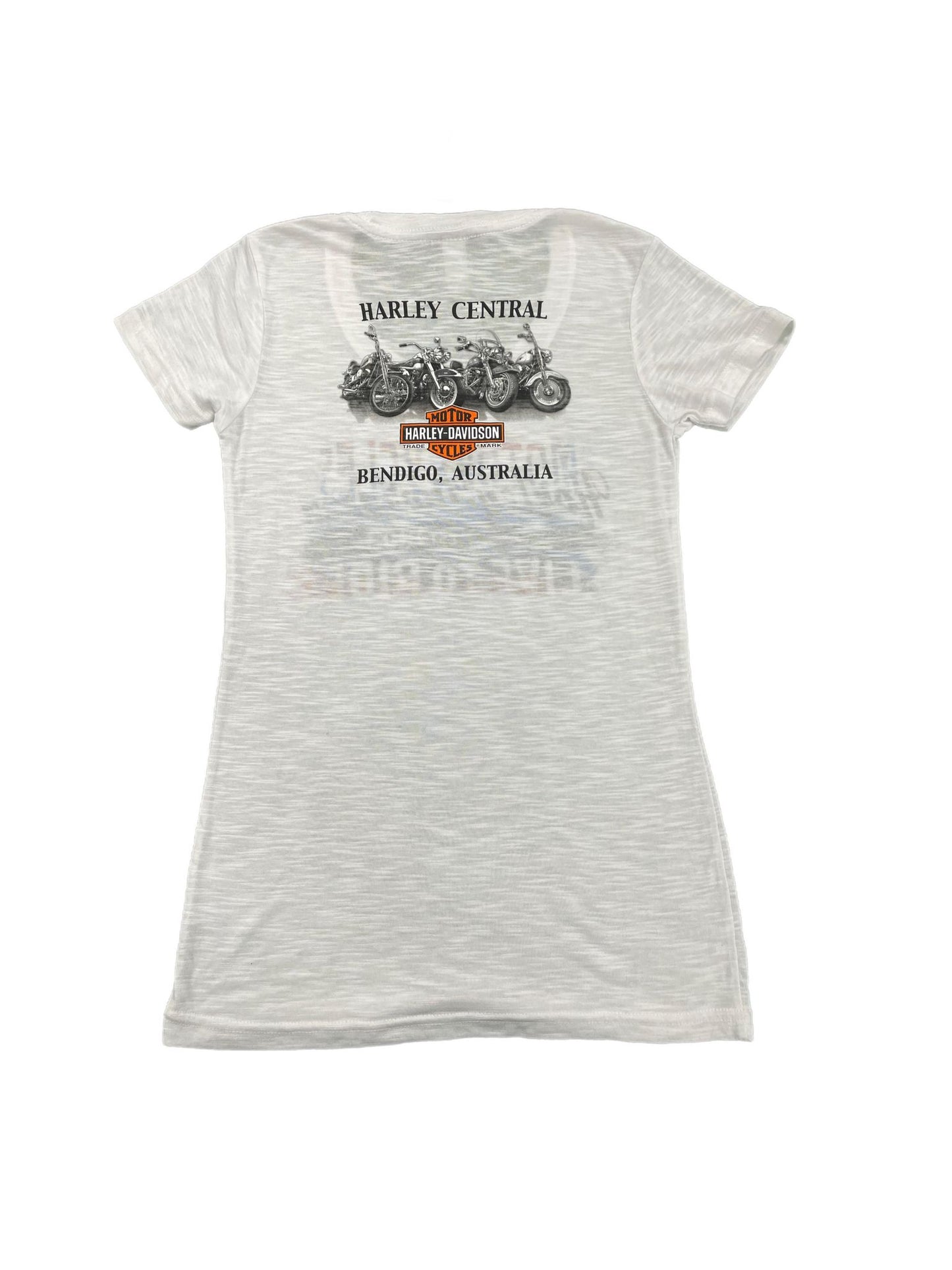 Womens Harley Central Tee - Heavenly