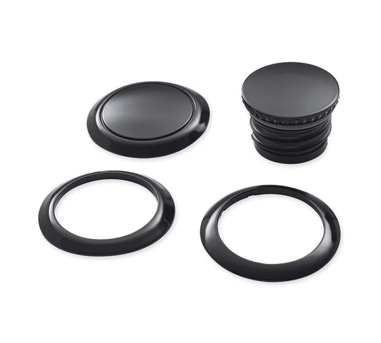 Harley-Davidson Flush-Mount Fuel Cap and Left Side Tank Cap Kit