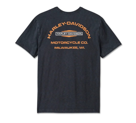 Harley-Davidson Men's Stacked Bar & Shield Slub Tee