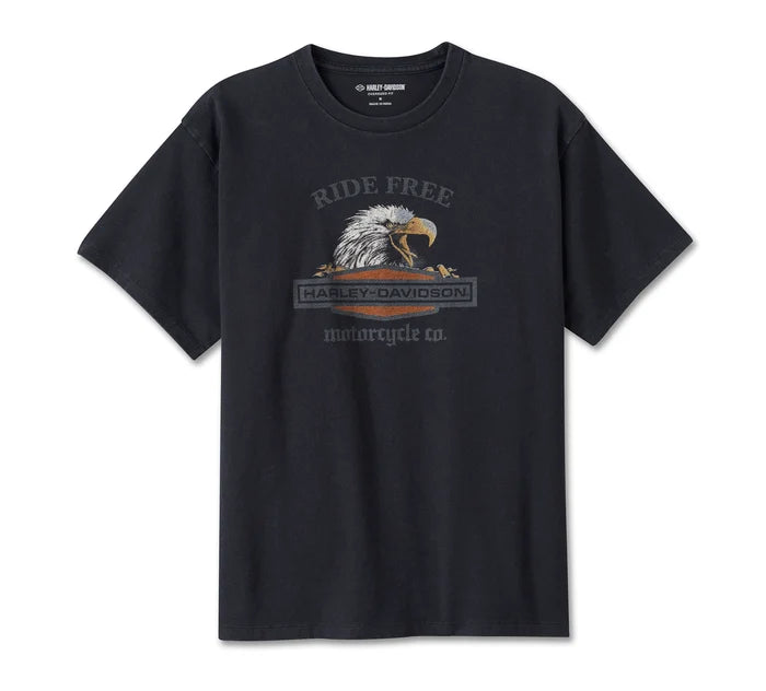 Harley-Davidson Women's Ride Free Eagle Oversized Tee