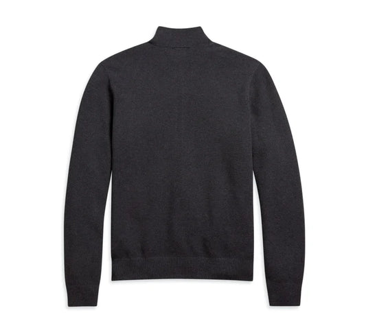 MENS ZIP FRONT KNIT SWEATER