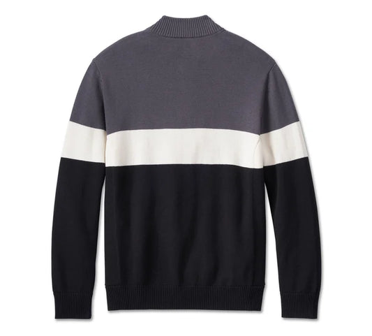 Harley-Davidson Men's Darting 1/4 Zip Sweater