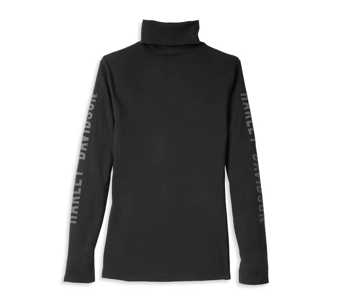 Harley-Davidson Women's Bar & Shield Logo Rib Turtleneck