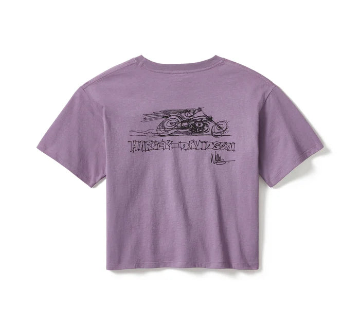 Harley-Davidson Women's Fast Willie Boxy Tee