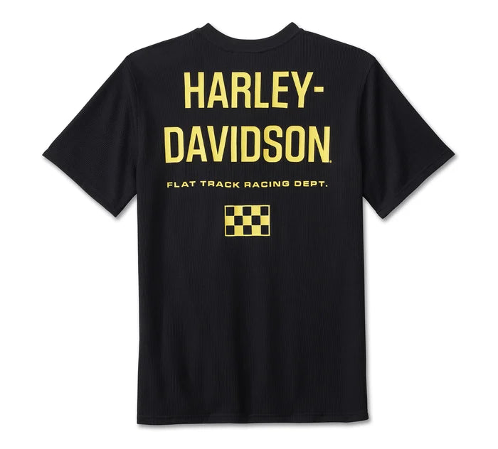 Harley-Davidson Men's Bar & Shield Racing Short Sleeve Henley