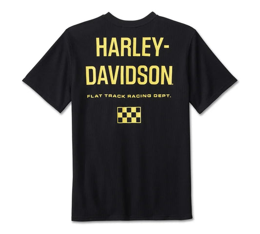 Harley-Davidson Men's Bar & Shield Racing Short Sleeve Henley