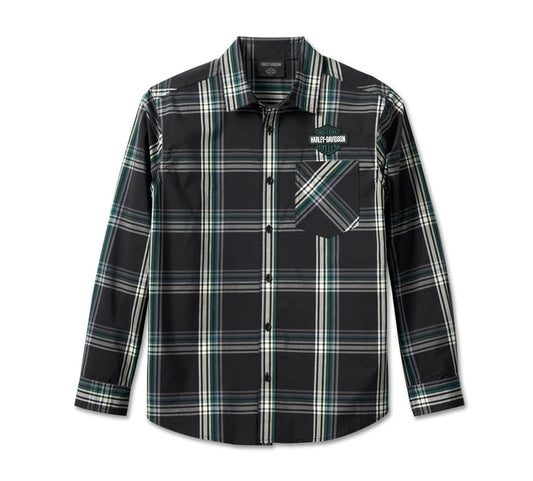 Harley-Davidson Men's Classic Bar & Shield Plaid Shirt