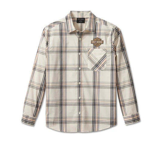 Harley-Davidson Men's Classic Bar & Shield Plaid Shirt