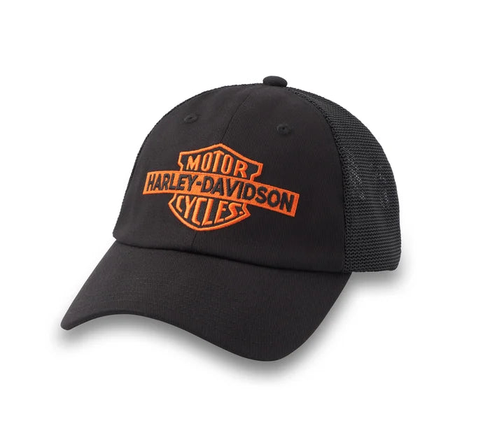 Harley-Davidson H-D Oil Can Bar & Shield Stretch-Fit Cap