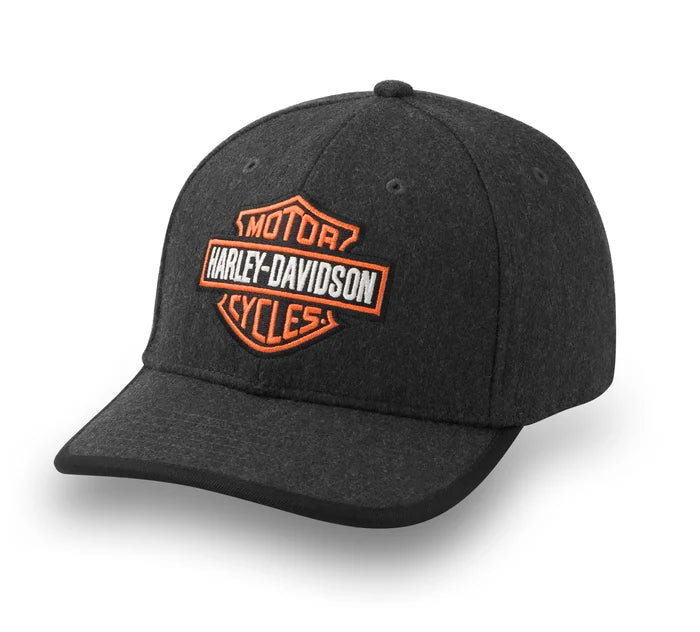 Harley-Davidson Bar & Shield Wool Strapback Cap