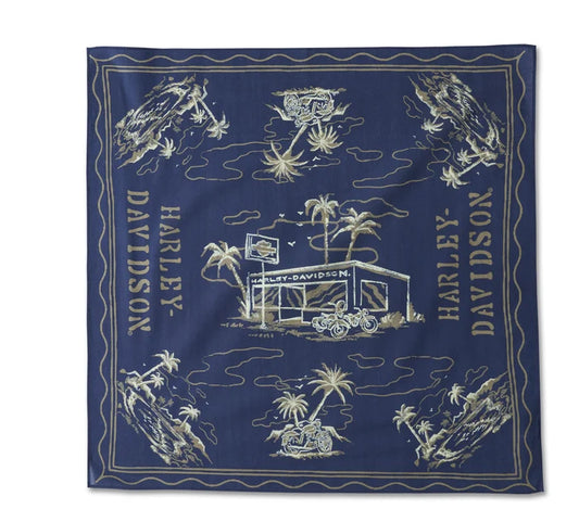 Aloha Bandana - Navy