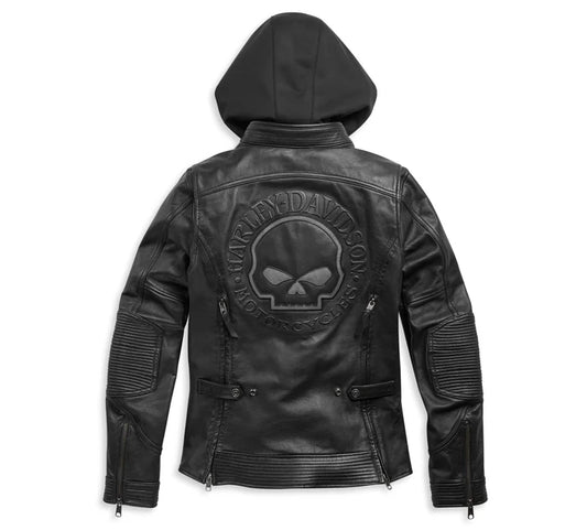 Harley-Davidson Women's Willie G Auroral II 3-in-1 Leather Riding Jacket