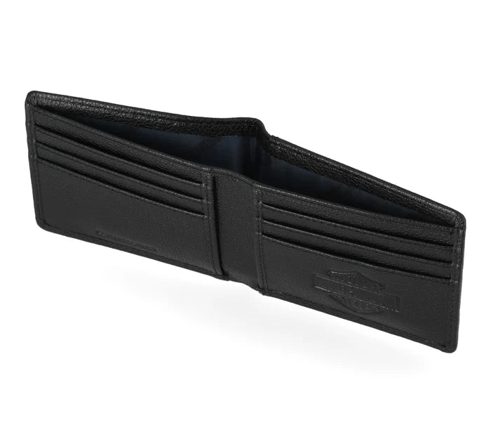 Harley-Davidson Pebble Classic Eagle Billfold Wallet