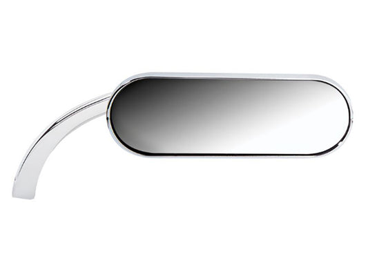 Mini Oval Mirror Chrome for Right Side