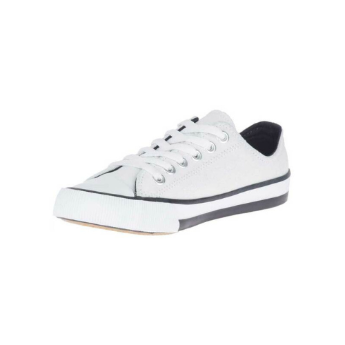 Harley-Davidson Women's Burleigh White Leather Athletic Sneakers