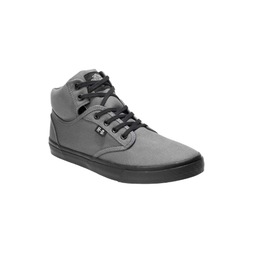 Harley-Davidson Men's Wrenford Grey Canvas Sneakers