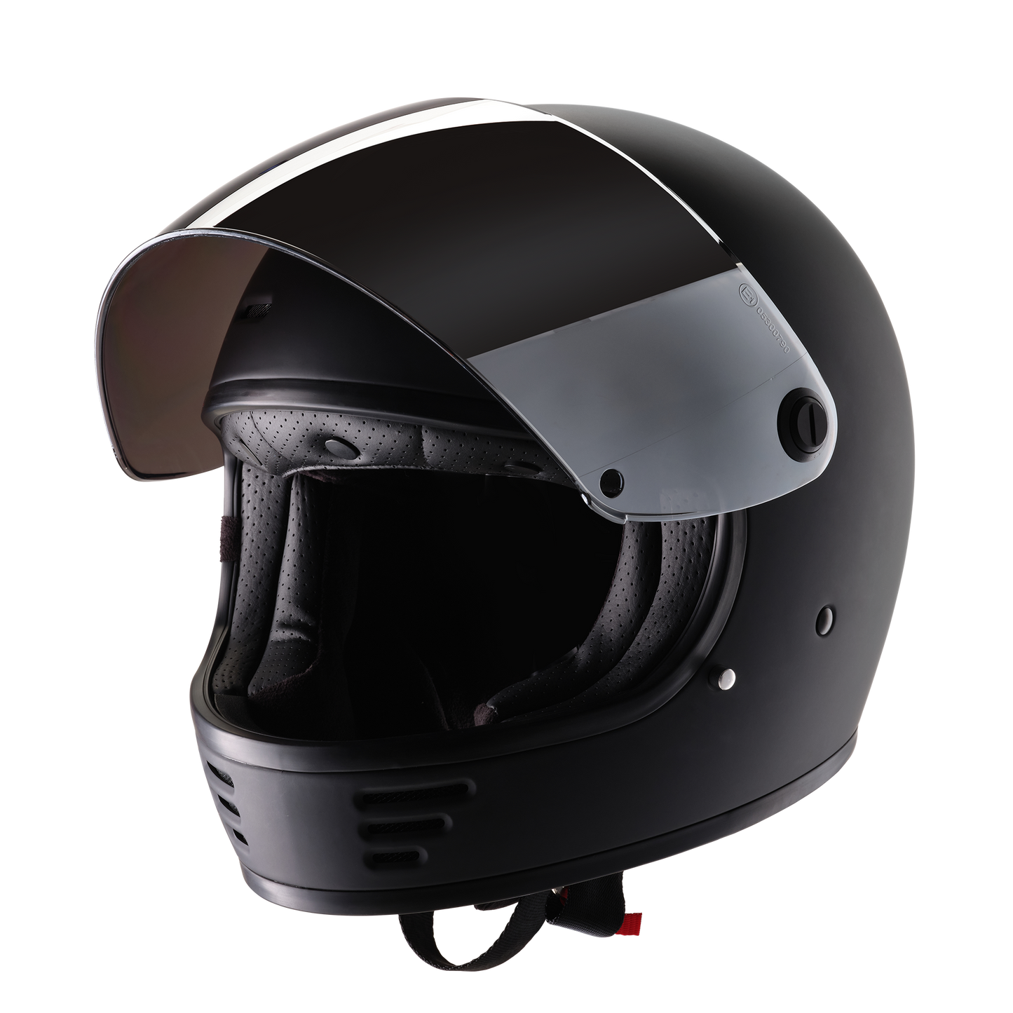 Eldorado Retro Motorcycle Helmet Matte Black