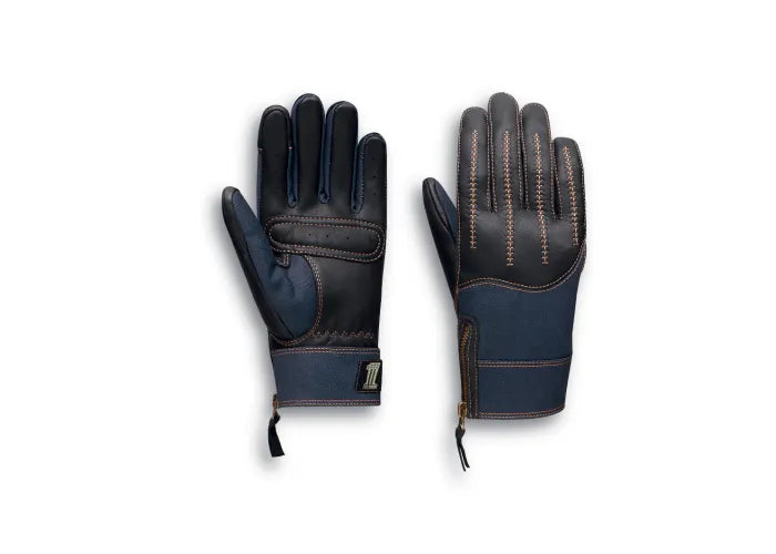 Harley-Davidson Women's Arterial Leather & Denim Gloves