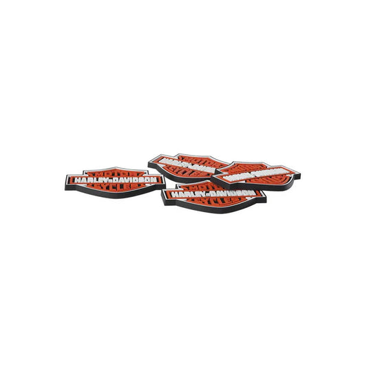 Harley-Davidson Bar & Shield Rubber Coaster Set