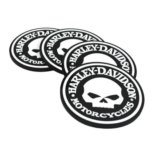 Harley-Davidson Willie G Skull Bar Coasters Set