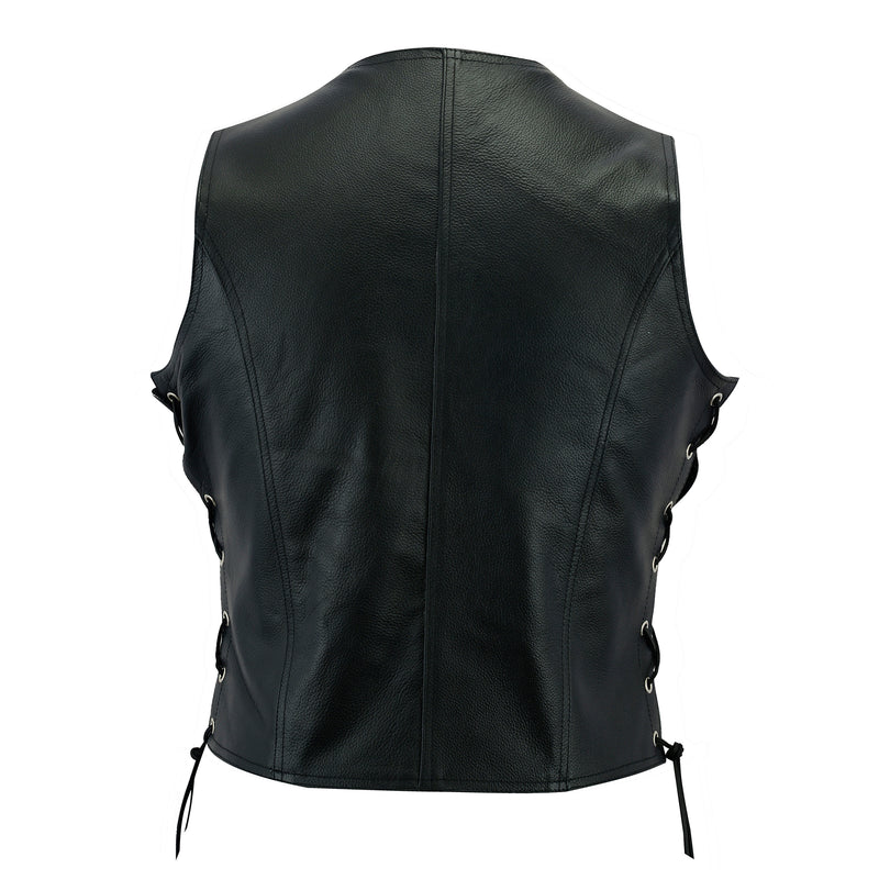 Johhny Reb Womens Saphire Leather Vest