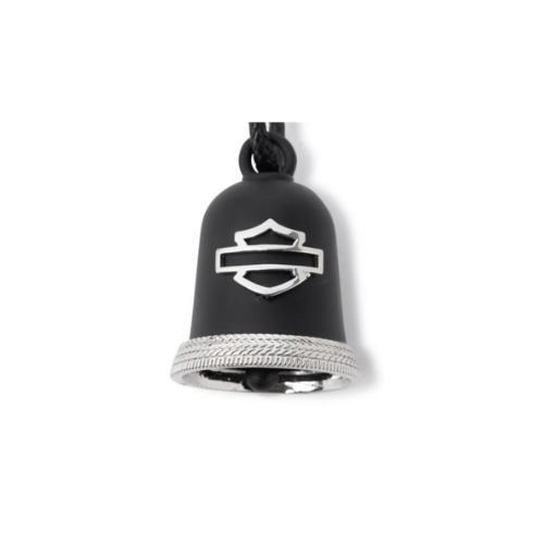 HD Black B&S Logo Shield Ride Bell