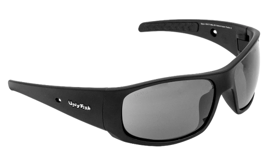 Ugly Fish Maxx Motorcycle Sunglasses RS171 - Matt Black Frame/Smoke Lens